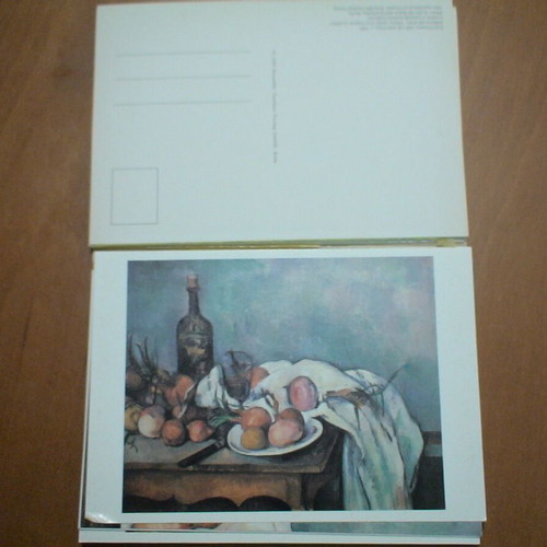 Paul Cézanne set, 30 postcards used