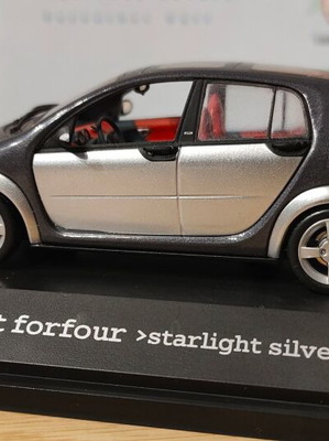 Μινιατούρα Smart Forfour (W454) 1/43 καινούργια, Starlight Silver