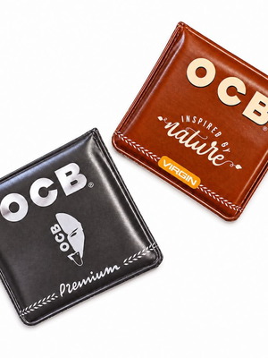 OCB pocket ashtray, modern and smart, portable with fireproof lining
