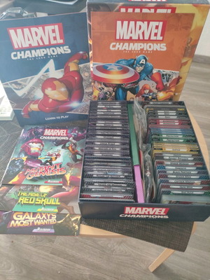 Marvel Champions настолна игра като нова с три разширения