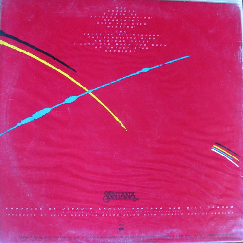 Santana Zebop LP like new, rock