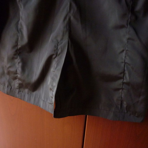 Madmext women's light black trench coat Large like new