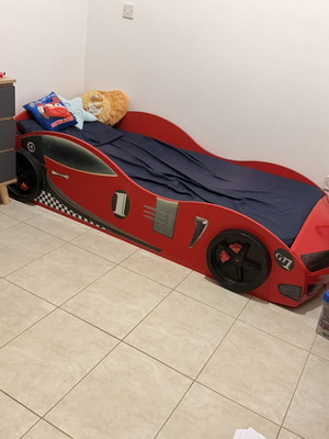 Mcqueen kids bed with mattress