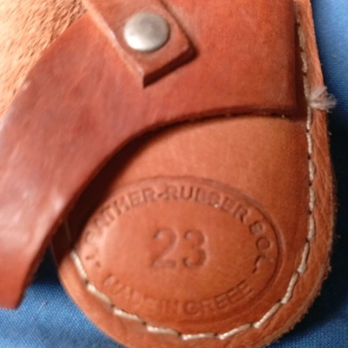Leather sandals new no23 brown