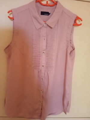 Silk shirt pink size 40 new