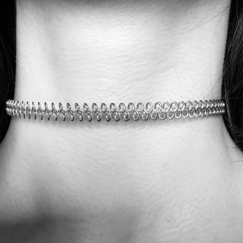 Metal choker gold color Bershka like new