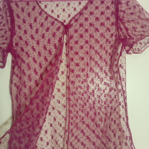 Vintage bolero in intense fuchsia color, like new