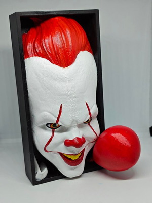 3D Διακοσμητική Φιγούρα Pennywise Άριστη, Διακόσμηση Τρόμου Τοίχου