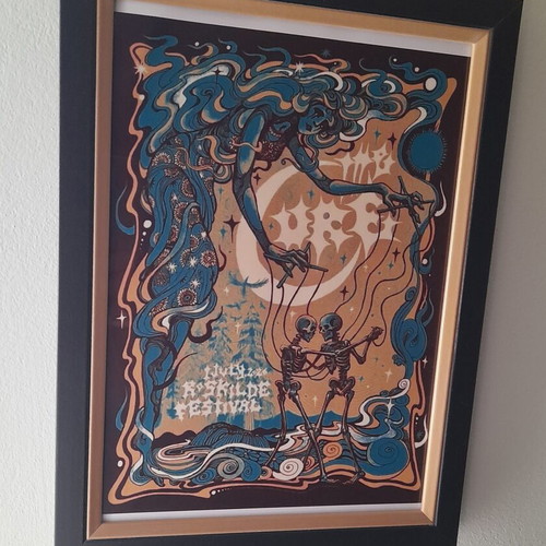The Cure Poster 32×23cm with Frame New