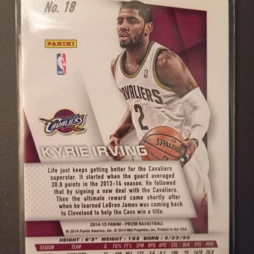 Panini Prizm Basketball 2014-15 #18 Kyrie Irving card new