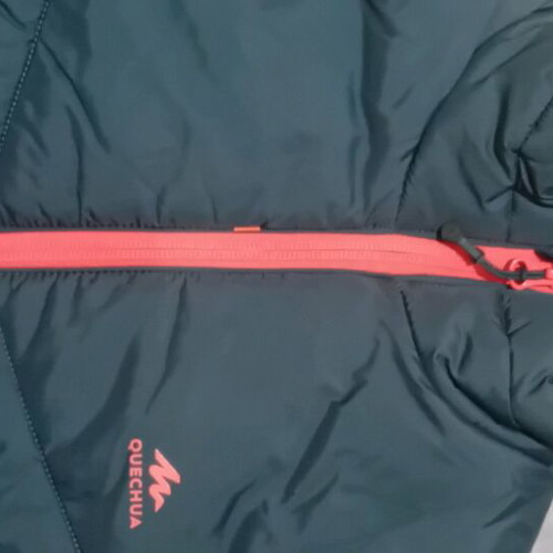 Sleeveless jacket new blue with red size 8-9 years