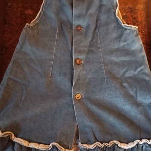 Children's denim dresses for 18 months like new, pack of two