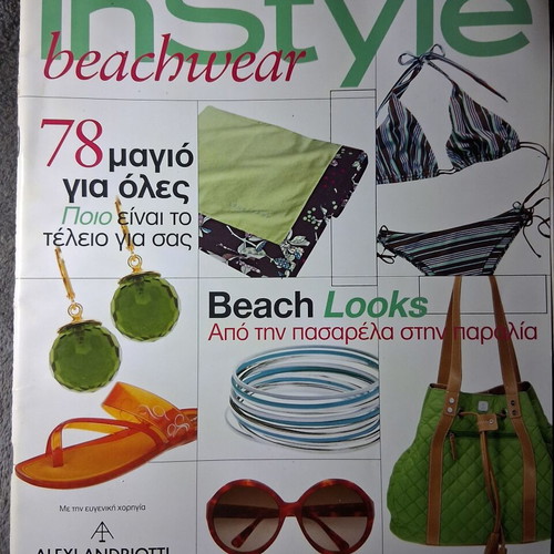 InStyle Beachwear Beach Looks Swimsuits for All June 2008 used
