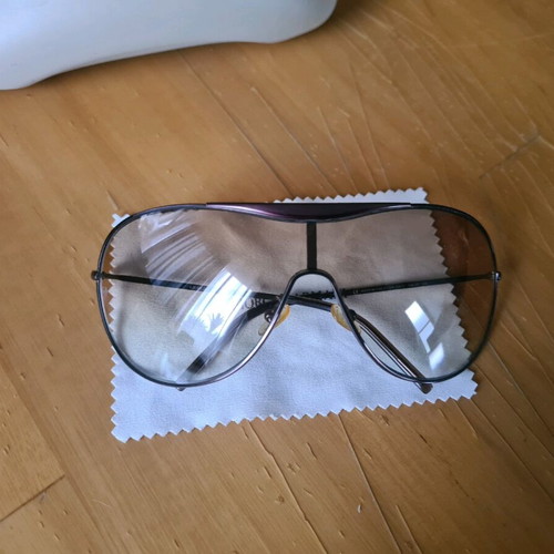 Giorgio Armani mask sunglasses new, beige and brown
