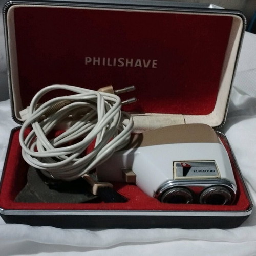 Philishave Vintage Electric Razor used with original case