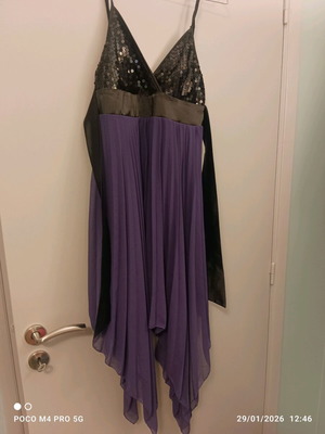 Φόρεμα Thesis μωβ-μαύρο, σαν καινούργιο, μέγεθος M