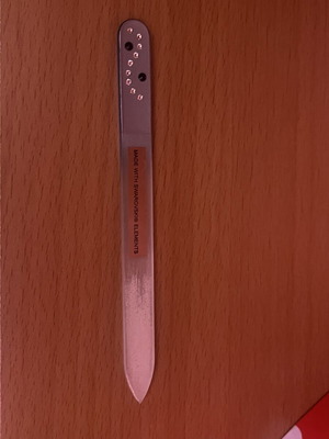 Swarovski nail file used