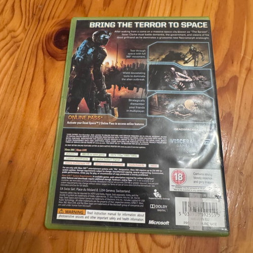 Dead Space 2 Xbox 360 game like new, action