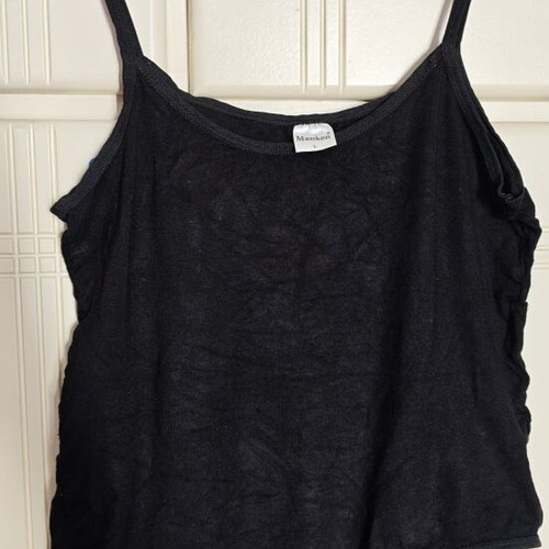 Black bodysuit with straps like new, cotton, sizes M and L