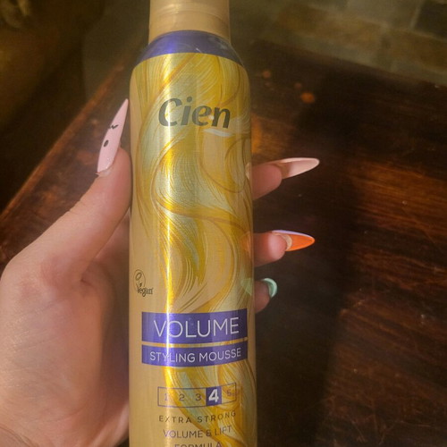 Cien styling mousse new for thick curls, strong hold