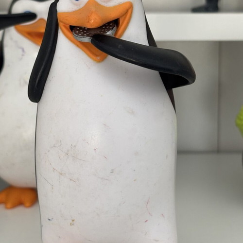 Penguins of Madagascar figures used, pack of 10 collectible toys