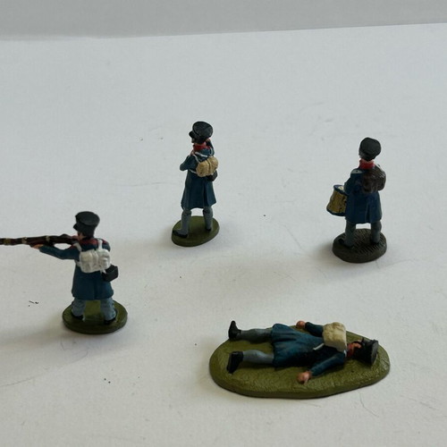 Del Prado Battle of Waterloo Prussian Army lead soldiers like new