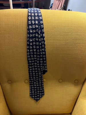 Silk tie Cecil Gee Made in Italy in like-new condition