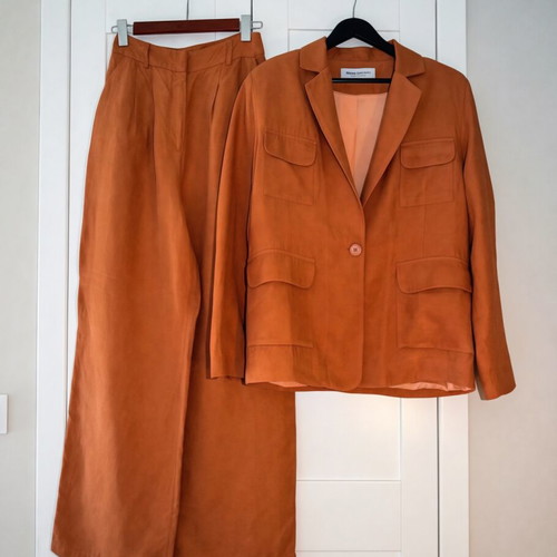 Vassia Kostara suit, small, autumn color