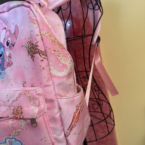 Σακίδιο πλάτης Stitch Pink Edition μεταχειρισμένο, παιδικό σχολικό