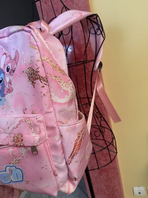 Σακίδιο πλάτης Stitch Pink Edition μεταχειρισμένο, παιδικό σχολικό