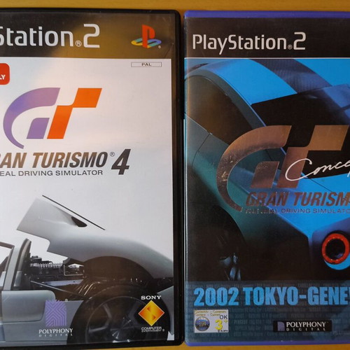 Gran Turismo bundle used for PlayStation 2 with GT4 and GT Concept 2002 Tokyo-Geneva