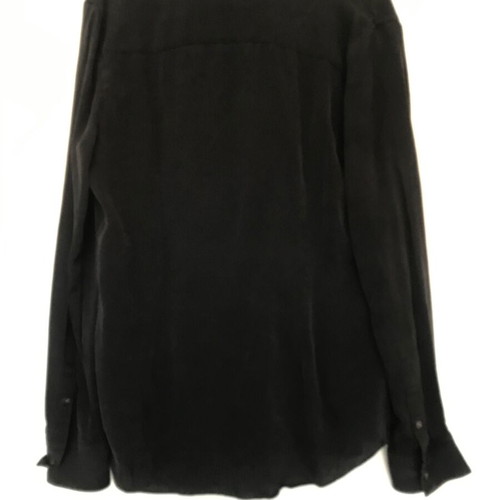 Theory silk shirt size L, like new, black