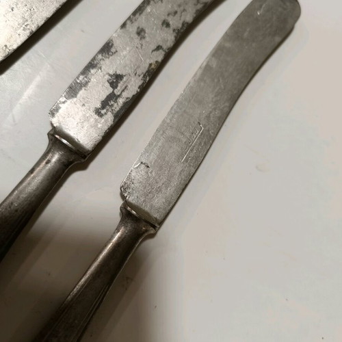 Pharmacy knives used, stainless steel for face cream preparation