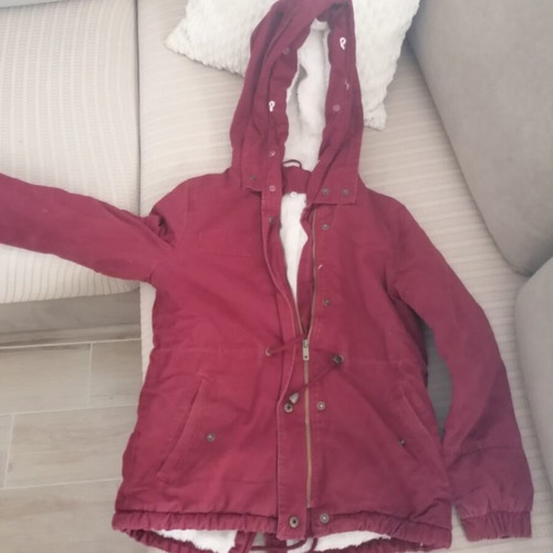 Women's jacket, red, size S