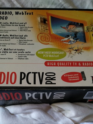 Studio PCTV pro image processing card by Pinnacle like new