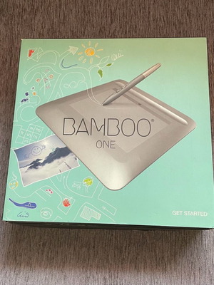 Wacom Bamboo One stylus used with like-new tablet