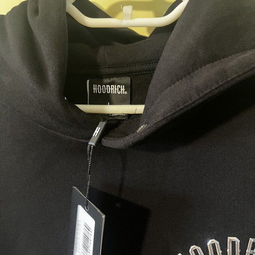 Hoodrich hoodie, black, size large, new