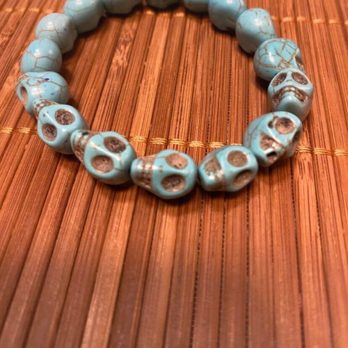 Bracelet with turquoise semiprecious stones new