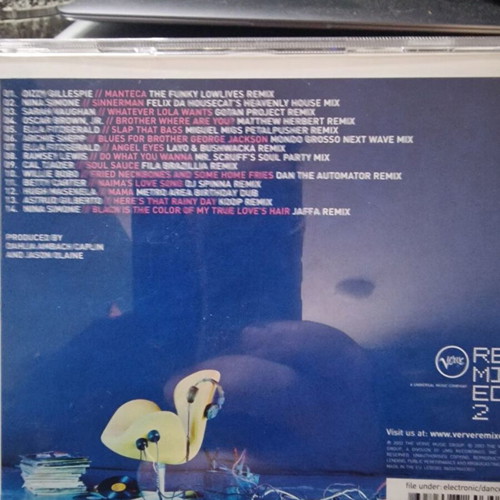Verve Remixed 1,2,3 Various CD Compilation new, jazz