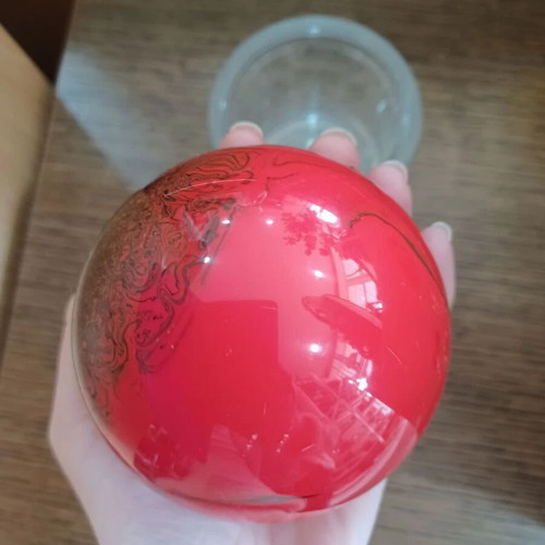 Decorative ball with glass base like new