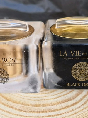 La vie en rose serum and cream set used