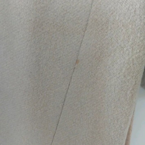 Warm cardigan used, size 2XL, beige with lining and pockets