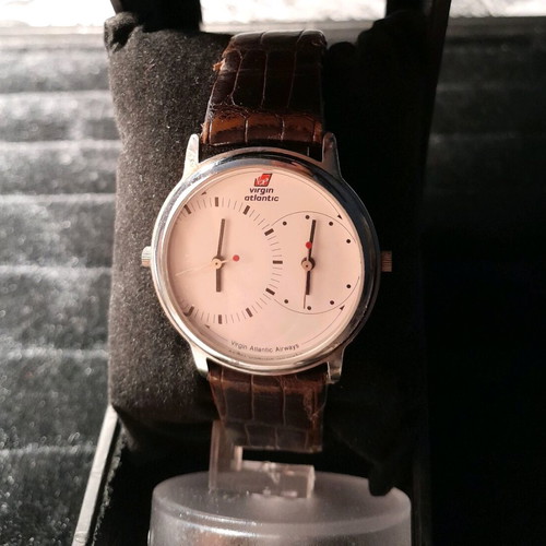 Virgin Atlantic Airways Dual Time watch used