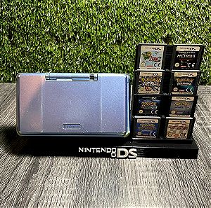 Βάση για Nintendo DS και 8 κασέτες - 3D Printed - 3D Εκτυπωμένο (NDS Stand/Holder)
