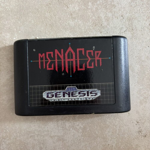 Menacer Sega Genesis game cartridge