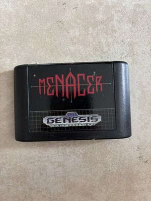 Menacer Sega Genesis game cartridge