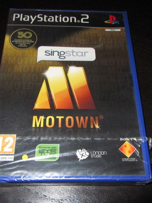 Singstar Motown Sony PS2 καινούργιο σφραγισμένο