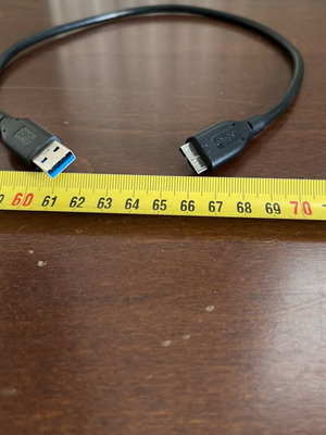USB C Cable for WD Portable Hard Drive 40cm Like New