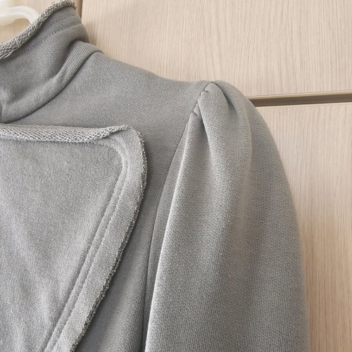 Ioanna Kourbela coat size small like new, gray green
