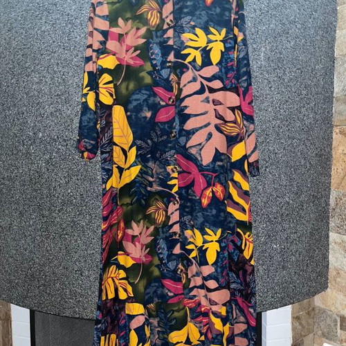 Zanzea maxi dress like new, multicolor, size L